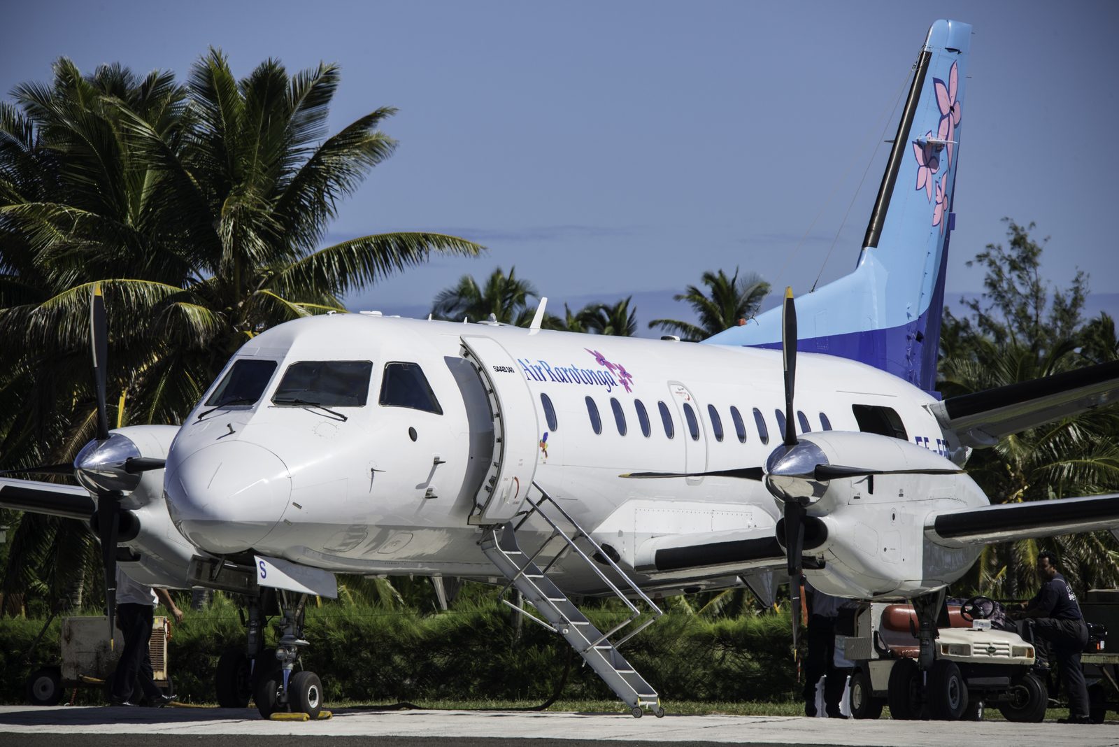 Flying aboard the Saab 340